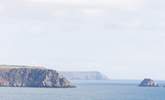 Gull Rock sits proudly out in the bay. - Thumbnail Image