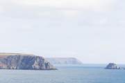 Gull Rock sits proudly out in the bay.