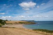 Wander along the coast path to Porthcurnick beach, just ten minutes away.