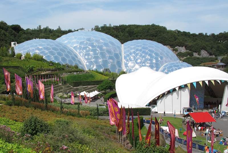 Explore the mighty biomes of the Eden Project.