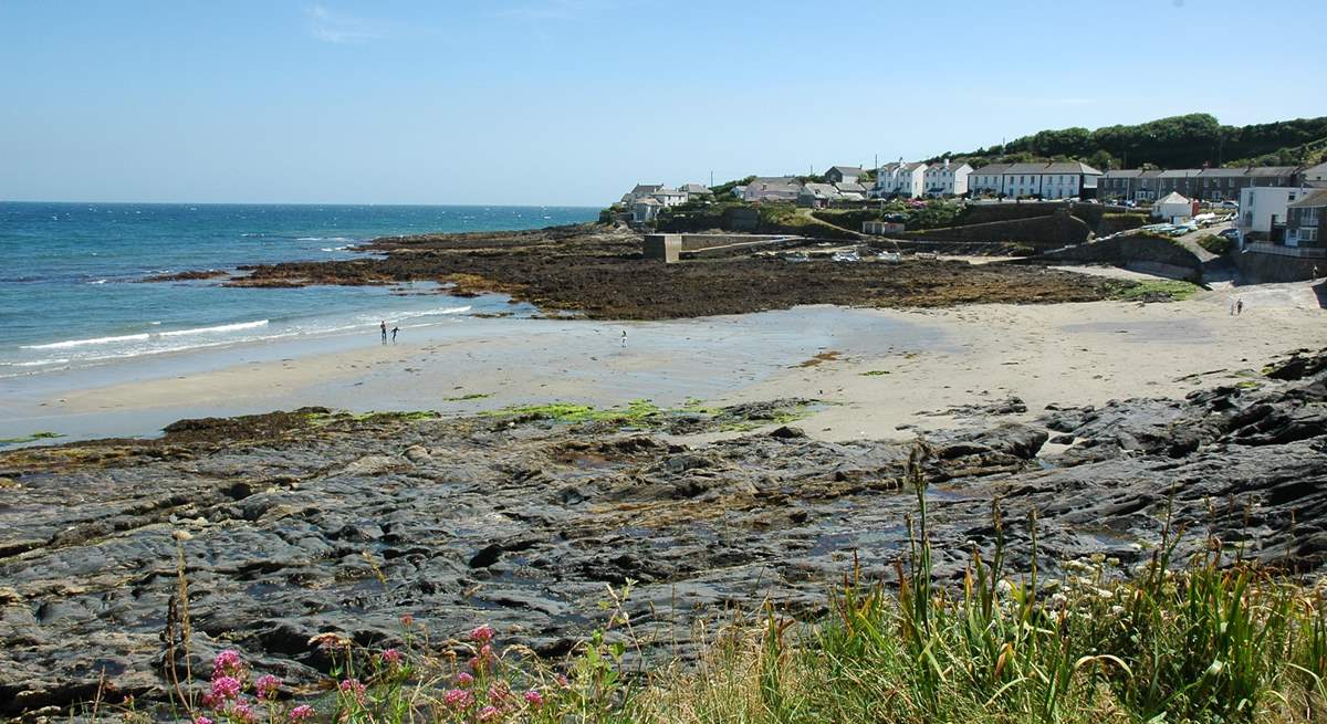 Tatams beach at low tide.