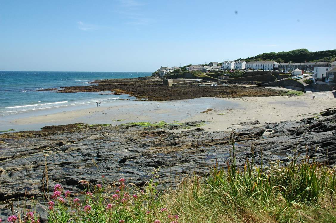 Tatams beach at low tide.