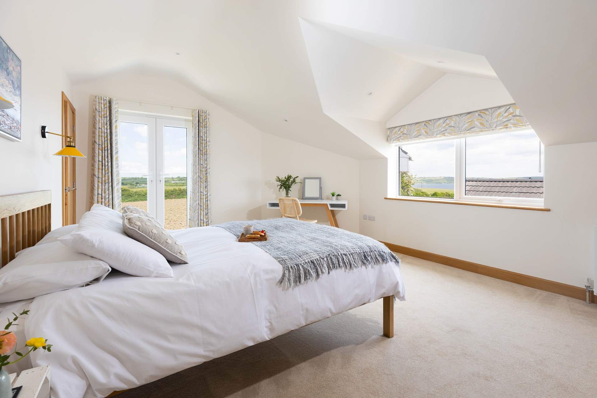 Each bedroom is beautifully furnished with gorgeous linens and comfy beds.