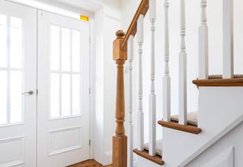 There is a spacious porch for walking boots and sandy shoes.