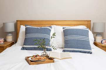Breakfast in bed? A lovely holiday treat!