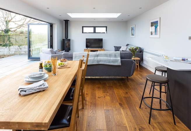 Gather everyone around the dining-table to chat about the adventures of the day.