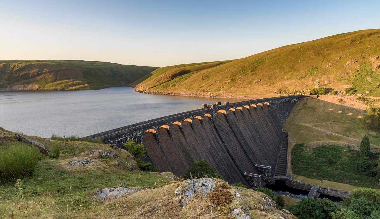 Claerwin Valley is one of mid-Wales' most popular locations for walkers, so be sure to pack your walking boots! 