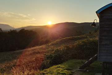 A spellbinding sunrise captured by the lovely owners.