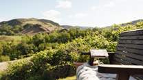 Soak up the peace and tranquillity while getting stuck into a good book.
