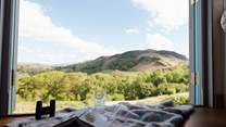 Imagine opening the doors to this breathtaking vista. 