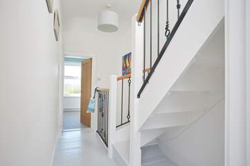 Head up to the second floor to discover bedroom three.