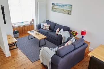 Aerial view of the comfortable sitting-room
