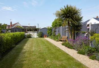 Soak up the Isle of Wight sunshine in the beautiful garden.