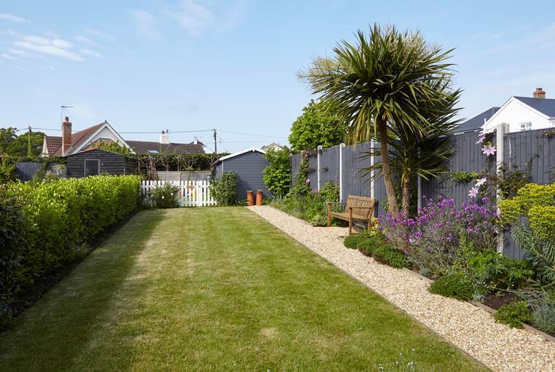 Soak up the Isle of Wight sunshine in the beautiful garden.