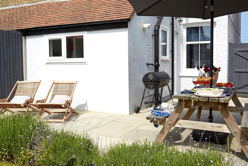 Settle down on the fantastic sun loungers or treat yourself to a spot of alfresco dining on the patio.
