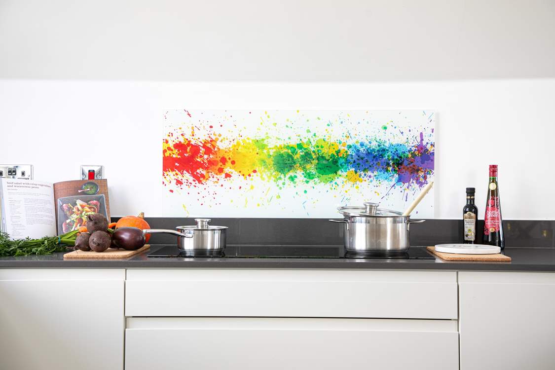 Enjoy cooking up a storm in the fabulous kitchen!