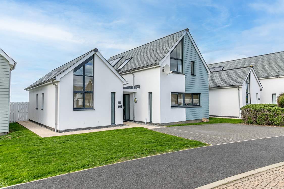 There's plenty of space for two cars to park outside.