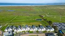 The property is only a short walk away from Westward Ho! beach via the private path to the left of the houses. 
