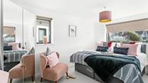Bedroom three comes with a 'zip and link' super-king bed which can be converted into two, 3' single beds.