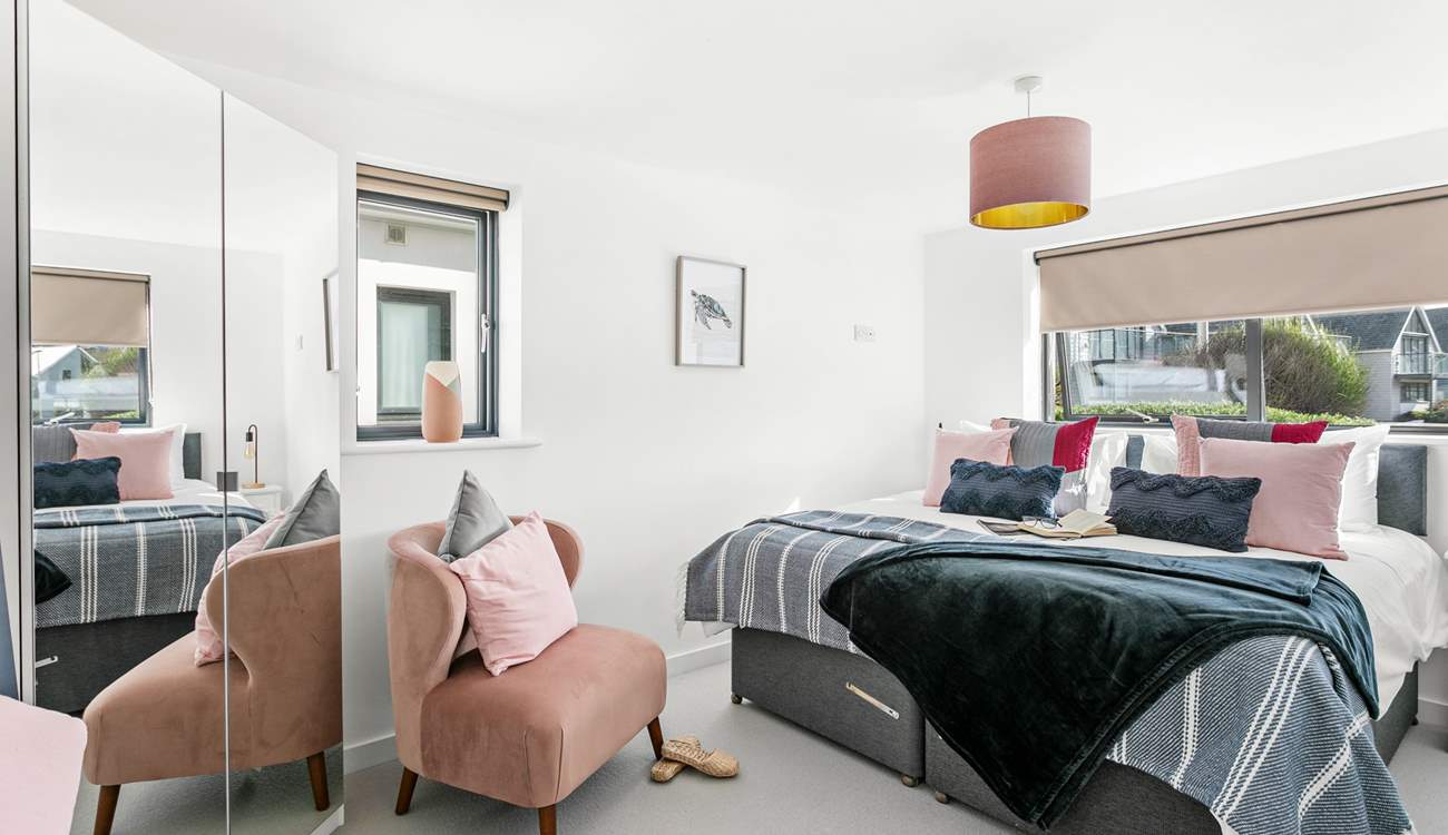 Bedroom three comes with a 'zip and link' super-king bed which can be converted into two, 3' single beds.