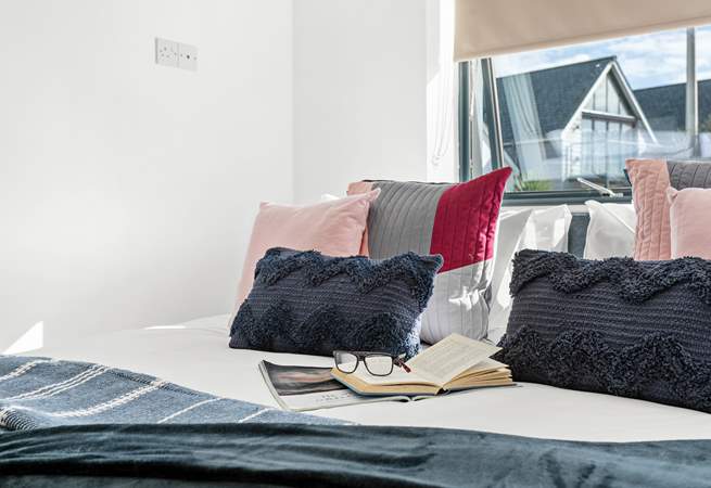 Plush cushions and snug blankets ensure a great night's sleep.