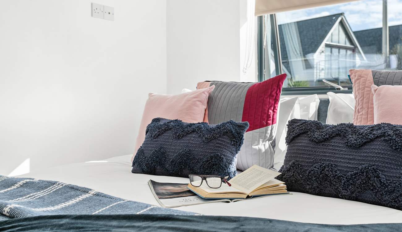 Plush cushions and snug blankets ensure a great night's sleep.