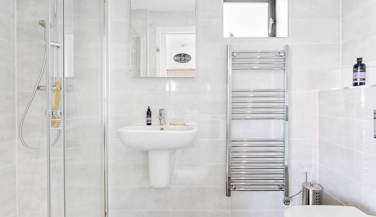 Bedroom two also comes equipped with an elegant en suite shower-room.