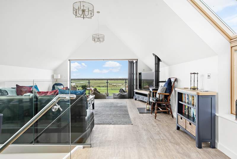 An absolutely gorgeous open-plan living space takes up the whole first floor.