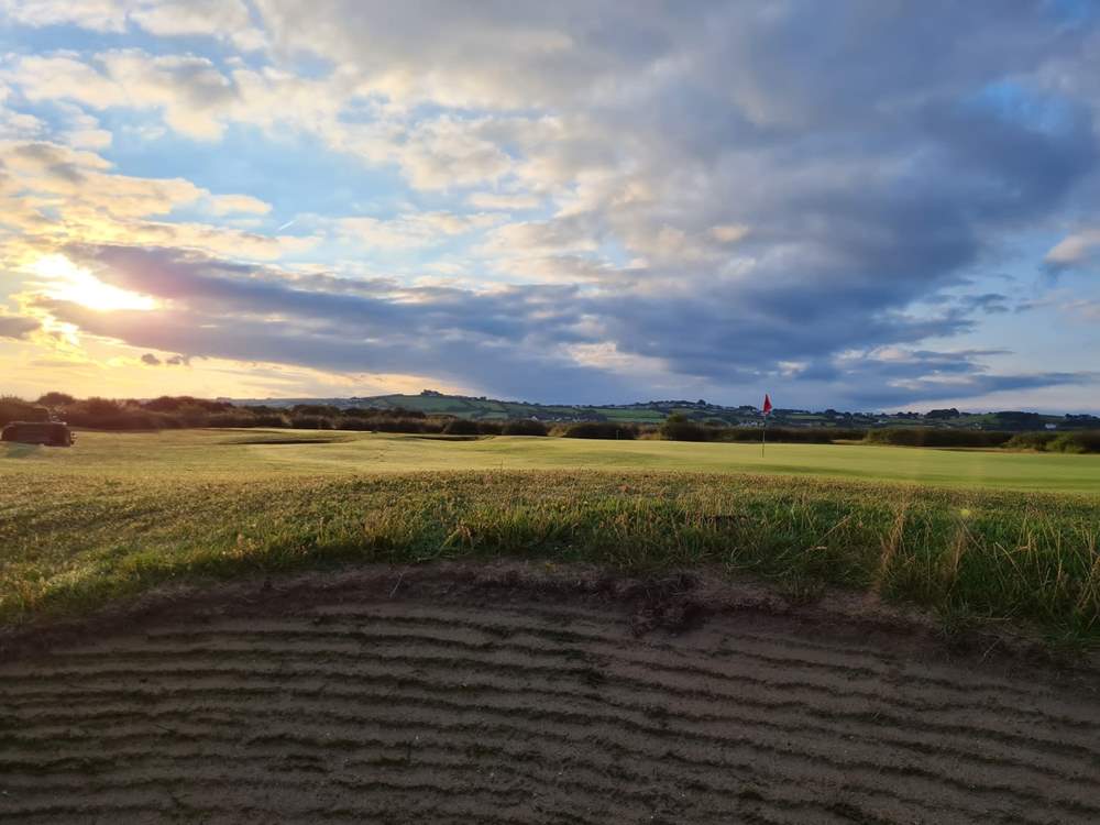 Nolands Ho! sits right next to The Royal North Devon Golf Club.