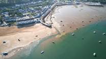 A birds eye view of gorgeous Instow. Catch the foot ferry across from Appledore for a lovely day out. 