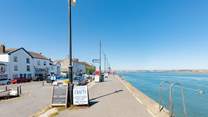 Appledore is a quaint seaside village with a seasonal passenger ferry across the estuary to Instow.