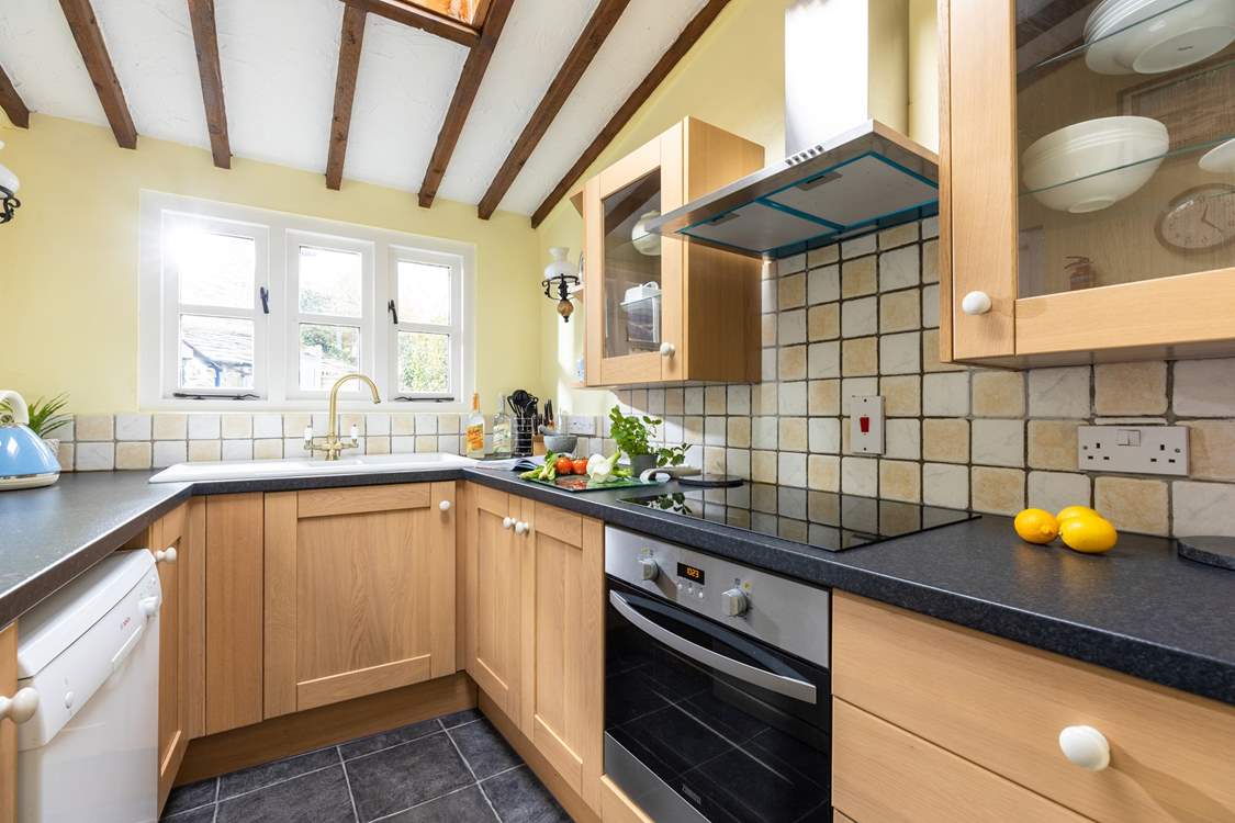 The kitchen has all the equipment you will need including the all-important dishwasher.