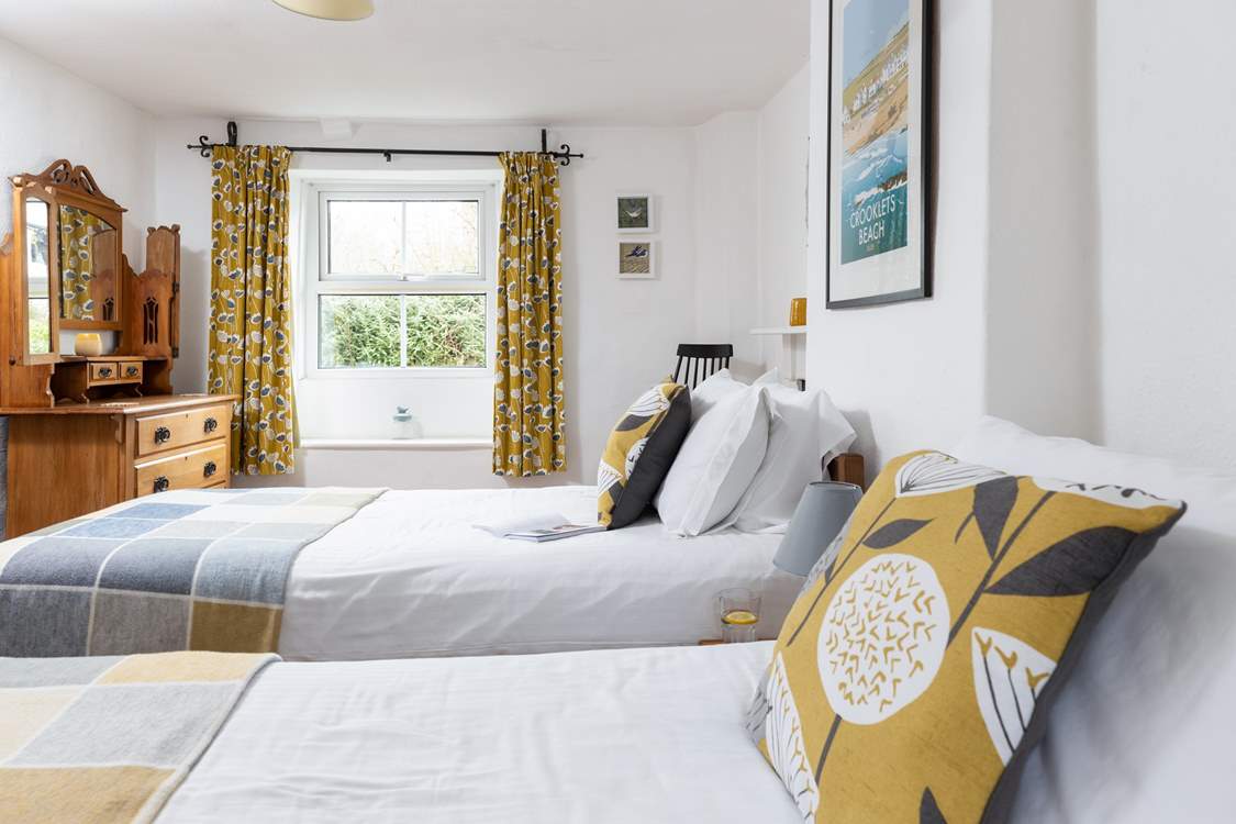 Bedroom one is a lovely room that offers either twins or a double.