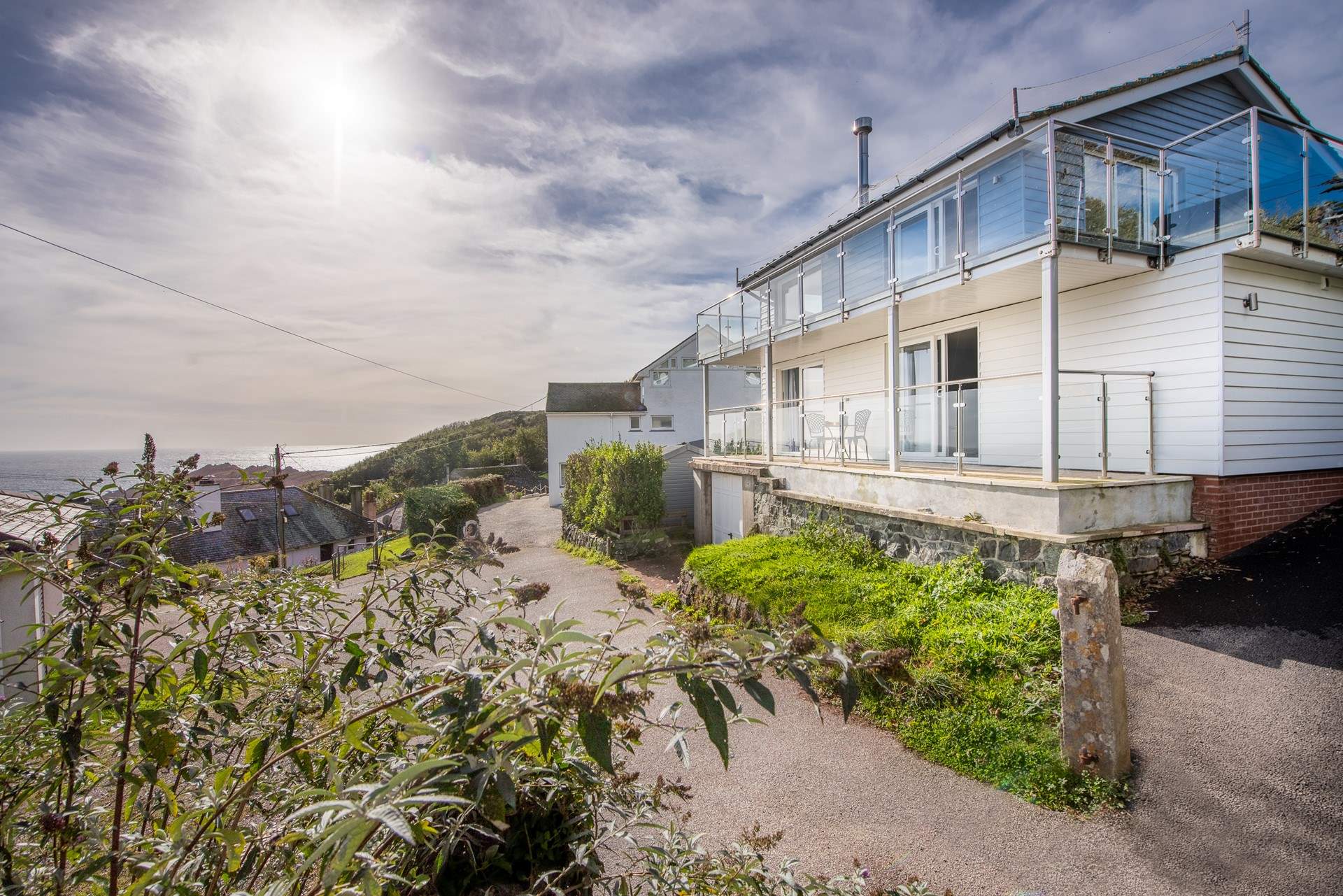 Chy an Deu has two private off road parking spaces.