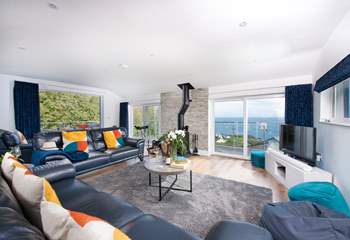 The beautiful sea views from the living space.