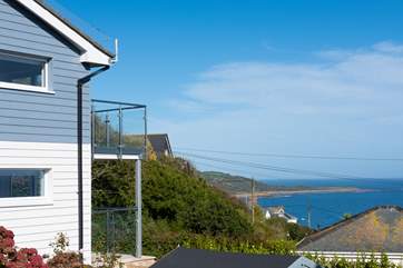 The view from the garden.