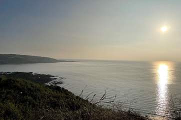Watch the lovely sunrise from the headland.