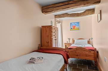 Bedroom 3 is a lovely twin room.