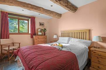 Bedroom 2 is a charming double room.
