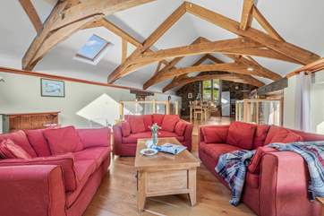 Sink into the sofas and relax.