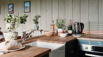 The hut is beautifully presented and superbly equipped with everything you'll need during your retreat back to nature.