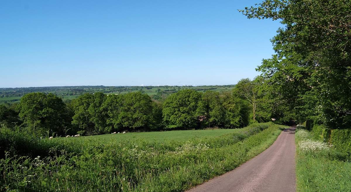 Beautiful views across the Otter Valley.