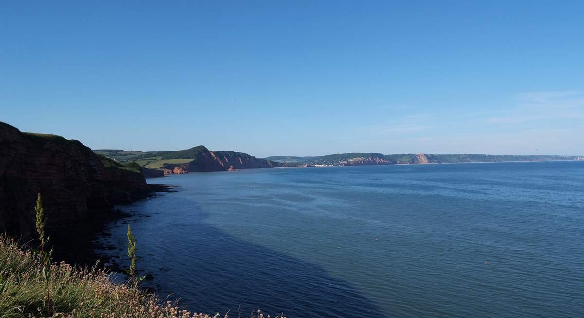 Breathtaking views looking out to Sidmouth.