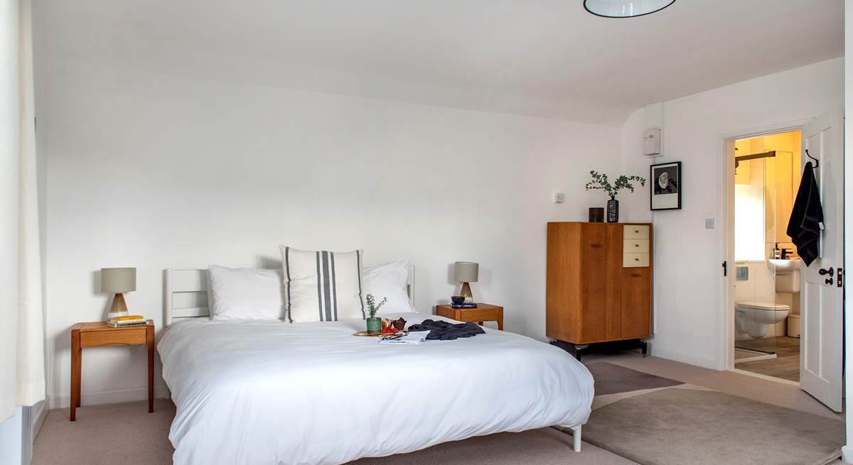 A super-king bed awaits you in bedroom one.
