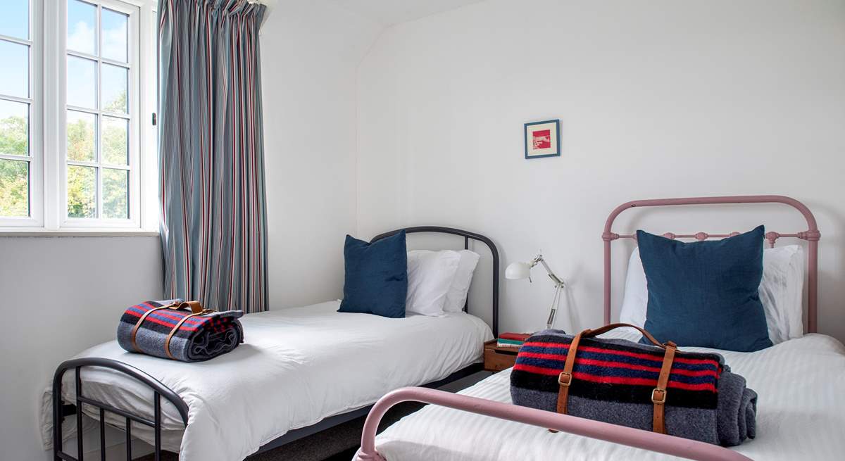 The twin bedroom.