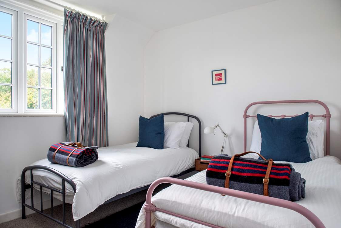 The twin bedroom.
