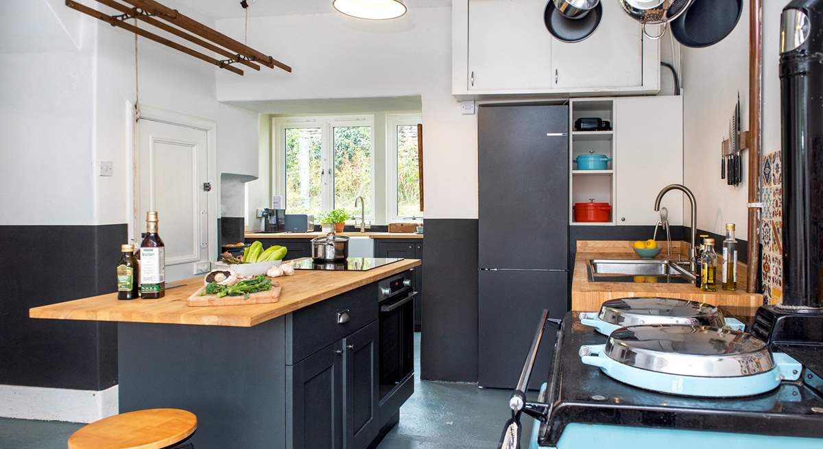 The Aga is the epitome of country living and there's an electric oven if you have not yet discovered your inner Mary Berry.