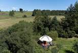 Totally secluded... Rowan Yurt sits peacefully in rural paradise.