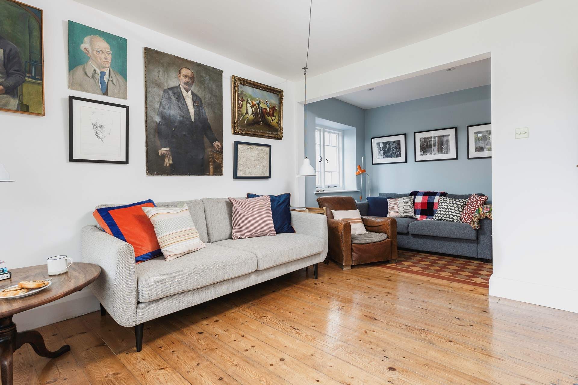 Snuggle up on a sofa.