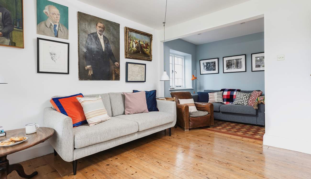 Snuggle up on a sofa.